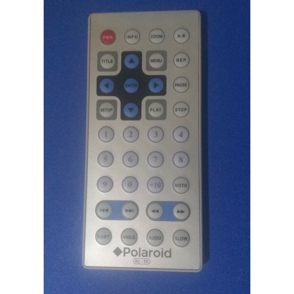 Polaroid RC-50 TV/DVD Remote Control for PDM-0711 PDM-0714 PDM-0721 PDM-0723